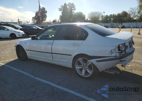 2004 BMW 325 I z USA, uszkodzony, nr VIN WBAEV334X4KW15962